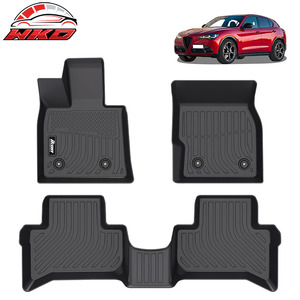 Tapis de sol TPE pour Alfa Romeo Stelvio 2018-2025, tapis toutes saisons, doublure personnalisée 3D moulée, imperméable - Product Image 1