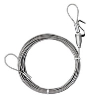 Kit de suspension pour éclairage de plafond acoustique en acier galvanisé Kit de suspension pour luminaire en acier inoxydable Câble de soudage