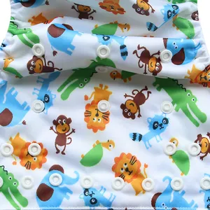 Adult Diaper Factory Ohbabyka Hot Selling Washable Ecological Pull Up Cloth Nappy Diaper Cotton Pocket Reusable Baby Diaper