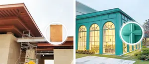 Painéis de parede de cobre 3D para exteriores, painéis de revestimento de paredes de cortina 3D, arte moderna para exterior