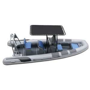عالية الكمية 20ft RHIB 620 العميق V الألومنيوم ضلع Hypalon PVC قوارب مطاطية - Product Image 6