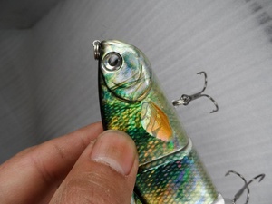 Yeni reflektör folyo holografik balıkçılık cazibesi flaşör balık özel renkli <span class=keywords><strong>glow</strong></span> karanlık sert yem lures - Product Image 5