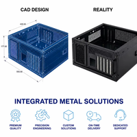Fabricación de Chasis de Servidor de Metal Personalizado OEM, de CAD a Chasis Industrial Real, Corte Láser de Precisión, Chasis Plegado