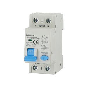 Disjoncteur Gloca Rcbo 1P+N 20A 300mA 220V Courbe C 6KA Montage modulaire - Product Image 1
