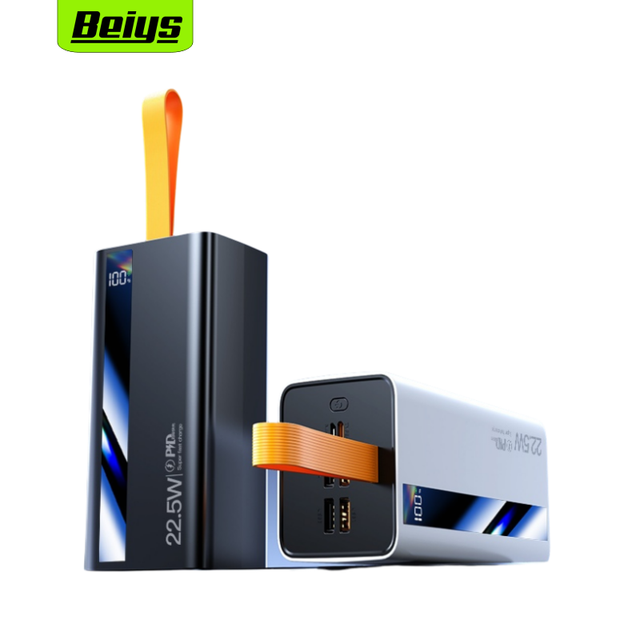 High Capacity 60000mAh Power Bank PD 22.5W Fast Charging USB-C Output with LED Digital Display Outdoor Portable Charger