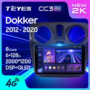 Teyes CC3 2K xe DVD Player cho Renault dokker 2012 - 2020 9 inch Navigation xe DVD Player - Product Image 5