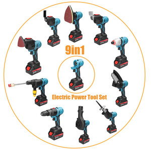 Cordless Combo Kit 20V Professional Level <strong>Multi</strong>-<strong>Tool</strong> Woodworking <strong>Tool</strong> Set Hard Case Lithium Battery Oscillating <strong>Tool</strong> OEM 316 - Product Image 1