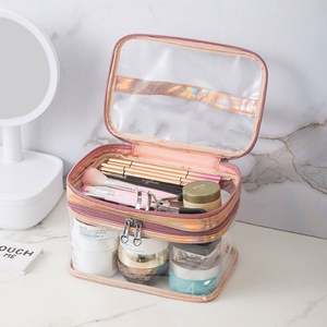 Transparent <b>Makeup</b> <b>Bag</b> for Female Internet Celebrity <b>Large</b> Capacity Travel Girl Waterproof Toiletry <b>Bag</b> Cosmetic Storage <b>Bag</b> - Product Image 3