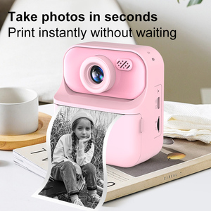 Fotocamera Digitale per Bambini con Schermo IPS da 2,4 Pollici, 48MP Alta Definizione, Doppia Lente, MP3 Integrato, Giochi e Stampante Termica Istantanea - Product Image 1