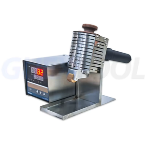 Machine à enduire de colle thermofusible manuelle avec poignée ergonomique latérale, prise en main confortable, contrôle numérique de la température, machine à rouler la colle thermofusible - Product Image 6