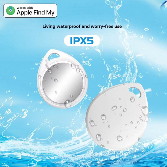 Smart Tag GPS Tracker Mini Keychain with Navigation 18-Month Battery Life IOS Compatible Find My Tracker for Kids & Pets