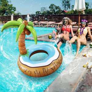 <span class=keywords><strong>Flotador</strong></span> Inflable Gigante con Forma de Palmera de Coco para Adultos, Construcción de PVC Resistente para Relajarse en la Piscina y la Playa - Product Image 5