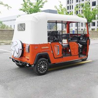 Tricycle Électrique Commercial de Haute Qualité 4500W 72V à 3 Places, Type Rikshaw Semi-Enclos, Tuk-Tuk Taxi Passager avec Siège Arrière