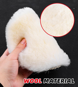 Tampon de polissage en laine simple face de 7 pouces (180 mm) pour voiture - Product Image 4