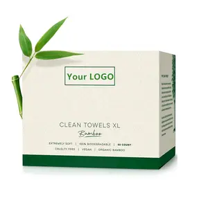 Clean Skin Towels XL manufacturer factory Bamboo Biodegradable Disposable Face Towel Clean Skin Club bamboo disposable towel