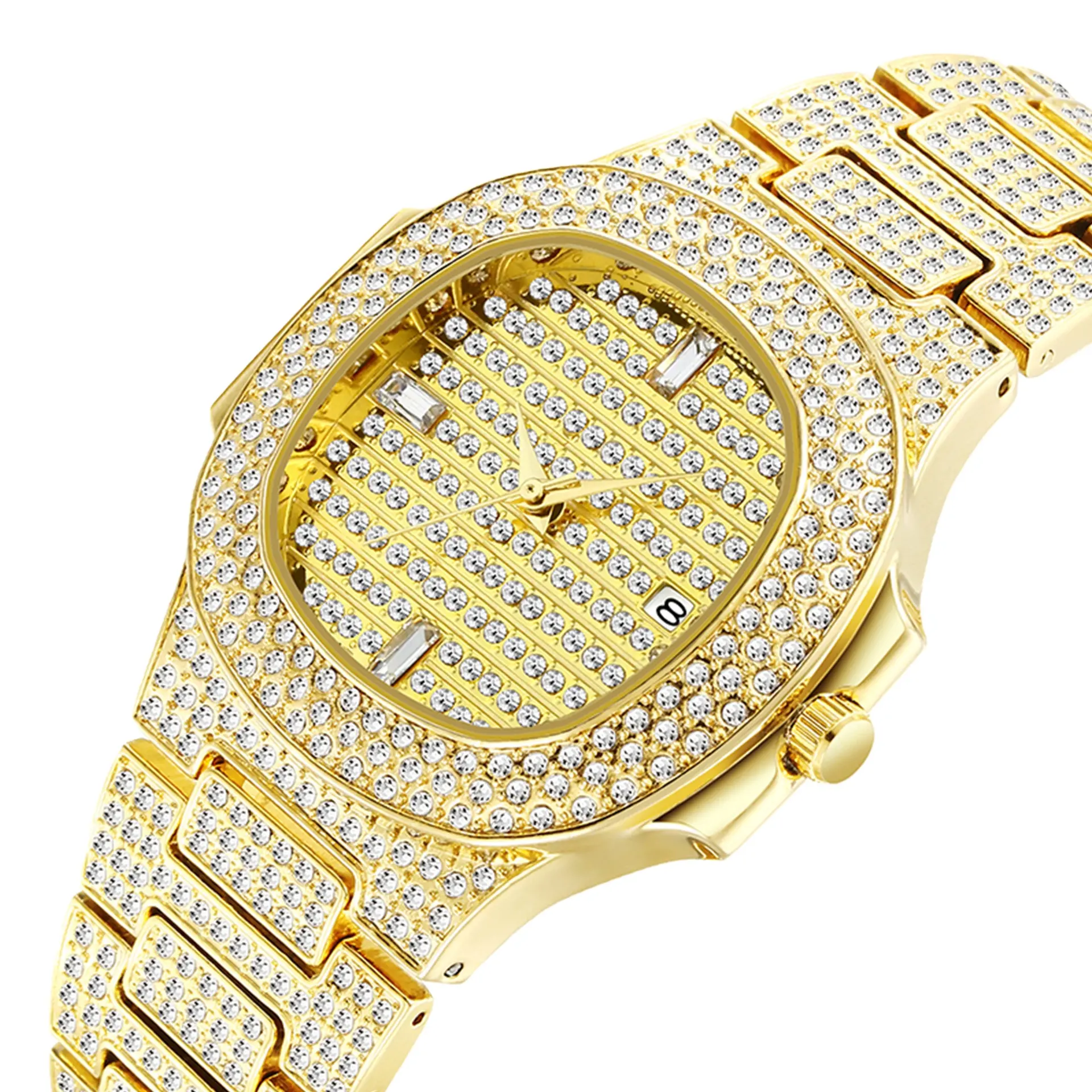 Miss Fox Merk dames horloges quart Goud Mode Horloges Diamond Rvs Vrouwen Horloge Meisjes Vrouwelijke Klok Uur