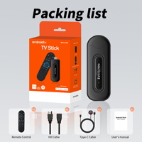 Diskon pabrik TV3 PRO Android 16 stik Tv, dengan RAM 2GB ROM 16GB Dual Wifi 6G BT5.2 H313 Quad Core Android Tv Stick 4k