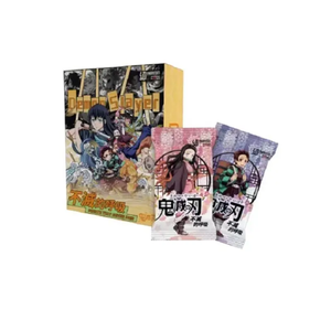 Venta al por mayor Anime 36 Box Kimetsu No Yaiba Figures Box hobby Collection TCG Juego de cartas Aikaho Demon Slayer cards - Product Image 5