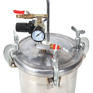 PT-10S 10 litre 2-1/2 Gallons En Acier Inoxydable S.S Réservoir De Pression De Peinture/pot - Product Image 2