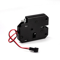 Serrure magnétique pour distributeur automatique 12V, à tige poussoir, commande électrique, pour casier intelligent express, armoire de stockage et armoire logistique
