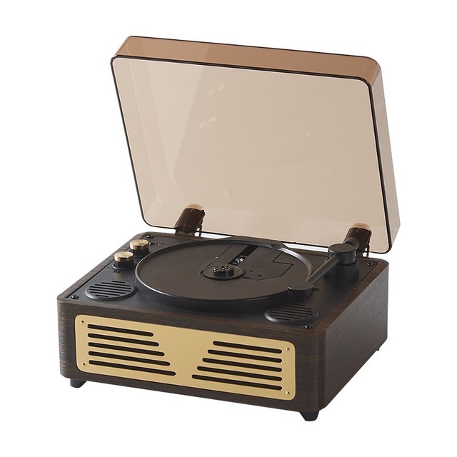 New Desktop Mini All-in-one Disc Player 4000mAh Portable Retro Wireless Connection Audio CD Player