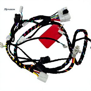 Faisceau de câblage automobile à branche unique droite avec connecteur gris, faisceau de câblage personnalisé OEM 12V 24V - Product Image 4