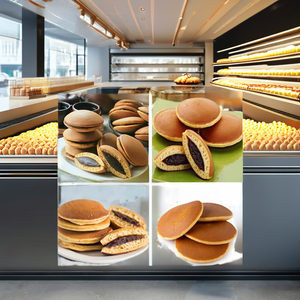 <span class=keywords><strong>El</strong></span> <span class=keywords><strong>mejor</strong></span> precio Popular automático Dorayaki Pancake que hace la máquina Línea de producción Horno de gas de nueva condición - Product Image 5