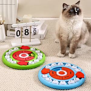 ของเล่นพลาสติกสำหรับสัตว์เลี้ยงแบบฝึกสมอง ช่วยให้กินช้าลง พร้อมเสียงบีบ สำหรับสุนัขและแมว ขายดี - Product Image 2