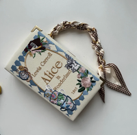 Pochette de rangement pour livres, livre de souvenirs pour bébé avec boîte à souvenirs, bijoux, broderie, collier de voyage, téléphone, sac bandoulière en cuir
