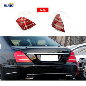 GUGO Feu arrière LED 12V à lentille transparente rouge étanche pour <span class=keywords><strong>MERCEDES</strong></span>-<span class=keywords><strong>BENZ</strong></span> Classe S W221 2010-2013 Modèle avec nouveau clignotant - Product Image 5