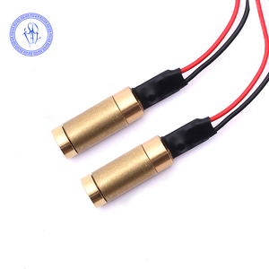 TTL変調付き12V100mw532nmグリーンドットビームレーザーダイオードモジュール