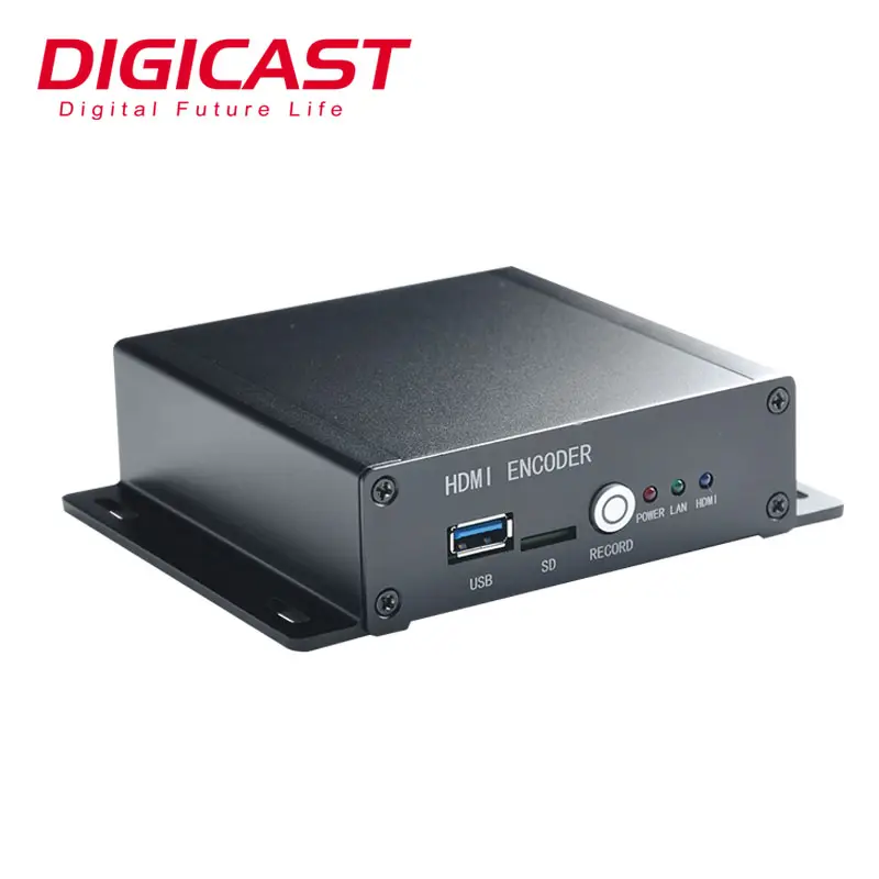 Encodeur d'enregistrement IP HLS UDP H264 H265 HD MI 4K 30FPS Encodeur IPTV IBBP