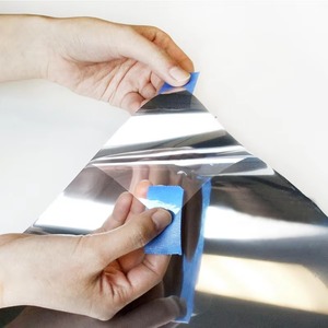 Film de protection solaire décoratif pour fenêtre, effet miroir réfléchissant argenté, contrôle de la chaleur à 90 %, garantie 5 ans pour les bâtiments - Product Image 2