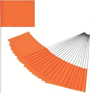 Drapeaux de signalisation en PVC haute visibilité 4*5*21 pouces pour l'ingénierie, la foresterie et la localisation des installations - Product Image 3
