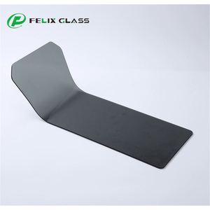 Vidrio Templado Gris Curvado Personalizado por el Fabricante en Forma de Curva para Panel de Cubierta de Electrodomésticos - Product Image 5