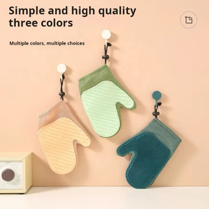 Double Sided Silicone Pet Tóc Loại Bỏ Bàn Chải Và Tóc Loại Bỏ Thiết Lập, Mèo Tóc Loại Bỏ Bàn Chải Găng Tay Găng Tay - Product Image 3