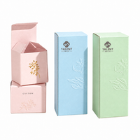Boîtes cadeaux personnalisées en carton blanc écologique avec impression UV, épaisseur personnalisée, fond à insertion à 90 degrés pour la vente au détail