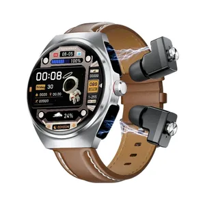 Reloj Inteligente 2 en 1 MT95 Transfronterizo para Llamadas Duales, Música, Salud, Deportes, Auriculares TWS, Multifunción, AMOLED, NFC, Sangre - Product Image 1
