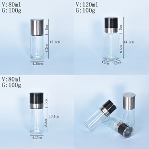 Vente en gros de salières à épices en bambou de 80 ml avec moulin à sel rose et poivre, bouteilles en plastique à usage manuel, moulins à sel marin - Product Image 5