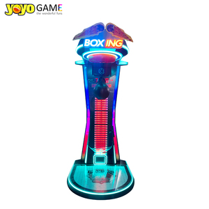 Machine de boxe à monnayeur avec éclairage <span class=keywords><strong>LED</strong></span> RGB, machine de jeu d'arcade commerciale de mesure de force de frappe pour bars et centres de jeux - Product Image 1