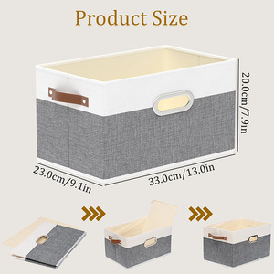 Bán buôn tùy biến gấp hộp lưu trữ linh hoạt lưu trữ tại nhà & tổ chức lớn có thể gập lại hộp lưu trữ với nhấp chuột cao - Product Image 2
