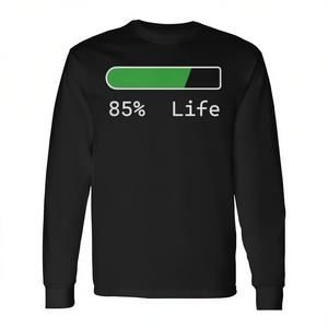 T-shirt a maniche lunghe per il 85° compleanno di Life Percentage - Product Image 2