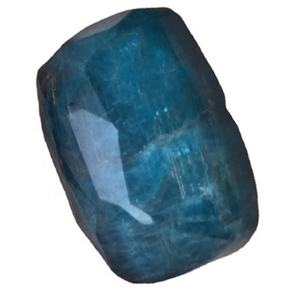 Ciondolo in <span class=keywords><strong>Apatite</strong></span> Blu Naturale Taglio Sfaccettato, Forma Rettangolare a Pepita, Gemma di Alta Qualità - Product Image 3