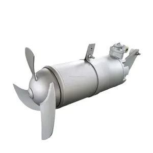 Mezclador sumergible de anillo guía de uso de tanque de acondicionamiento en planta de tratamiento de aguas residuales