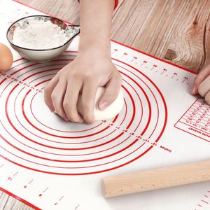 Custom 0.4mm/0.7mm Thickness Measurements Silicone Kneading Dough <b>Rolling</b> Large Pastry Baking <b>Mat</b> Sheet - Product Image 4