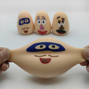 Venta al por mayor de figuras de Mr. de 9 cm Juguete Antiestrés de Patata Blanda TPR, Divertido Regalo para Niños y Adultos, Popular Juguete para Aliviar el Estrés - Product Image 1