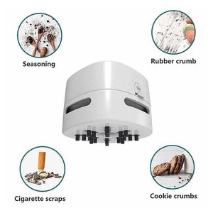 Mini Aspiradora de Escritorio Recargable por USB, Inalámbrica, Giratoria 360°, para Limpiar Pelusas y Cabellos - Product Image 4