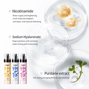 Spray <span class=keywords><strong>Fixateur</strong></span> de <span class=keywords><strong>Maquillage</strong></span> Marque Blanche pour Visage et Corps, Waterproof, Contrôle du Sébum, Effet Lumineux, Hydratant, Vente en Gros - Product Image 3