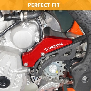 NiceCNC moto <span class=keywords><strong>4T</strong></span> étui économiseur couverture garde protecteur pour <span class=keywords><strong>GASGAS</strong></span> EC MC EX 250F 350F 2021-2022 KTM Husqvarna pignon garde - Product Image 2