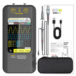 ออสซิลโลสโคปแบบสองช่องสัญญาณ BSIDE 50MHz หน้าจอสัมผัสขนาด 3.98 นิ้ว แบบพกพาพร้อมเครื่องกำเนิดสัญญาณ - Product Image 5